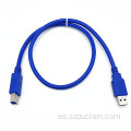 USB3.0 Cable de impresora masculina macho a B